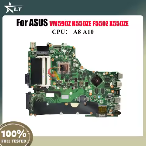 X550ZE Laptop Motherboard For ASUS VivoBook K555Z F550ZE VM590Z A555Z X550Z X550ZE A550ZE K550ZE Mai