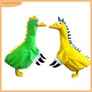 CONG Dinosaur Style Geese Outfit Yard Geese Clothing For Yard And Garden Decoration