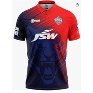 Deli Capital 2026 IPL Cricket Polo Shirt-Dry Moisture Absorption Collar Style||Team Jersey Cricket S