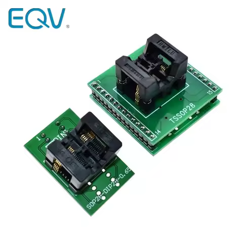 TSSOP8 to DIP28 Adapter TL866A TL866CS programmer adapter SSOP8 to DIP28 IC Test Socket adapter 0.65
