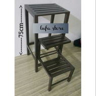 3v 3 tier foldable step stool / ladder stool / chair / kerusi bertangga