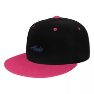 Alaska Airlines Logo Hip-Hop Baseball Cap Printed Cap Sun Hat Hat Board Hat Hip-Hop Hip-Hop Hat Flat