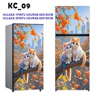 1-DOOR FRIDGE STICKER, 2-DOOR FRIDGE STICKER KC09