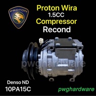 Recond Denso AirCond Compressor Proton Wira 1.5cc 10PA15C / ND Proton Wira 1.5cc Air Cond Compressor