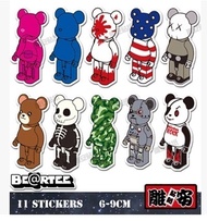 z37 Brick Gloomy BE  RBRICK suitcase stickers laptop stickers Tide brand stickers bricks Bear