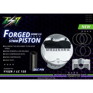 ESR FORGED PISTON 57MM 63MM 65MM Y15ZR LC135 FZ150 RED LEO PISTON FORGED TAIWAN FJN REDLEO PISTON 57