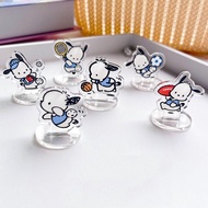 HUMBERTO Pochacco Acrylic Stand Desktop Accessories Fans Collection Desktop Decorations Car Dashboard Doll Cartoon Characters Car Interior Ornament Stand Card Pochacco Figure Plate