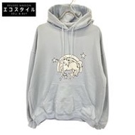 Vetements UE51TR400X Light Blue Cotton Blue Magic Unicorn Hoodie