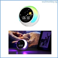 WU K5 LED Digital Alarm Clock Wireless Bluetooth-compatible Speaker Home Decors