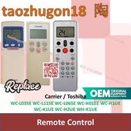 Carrier Toshiba Air Conditioner Remote Control [14] WC-L03SE WC-L11SE WC-L06SE WC-H01EE WC-H1UE WC-K