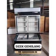 SAKATO- Showcase Cabinet Display Combine Chiller/Freezer (370L/440L)