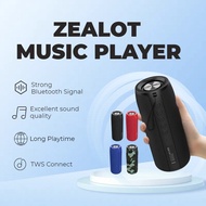 [MY Stock[ZEALOT S51 New Bluetooth Speaker Bass Wireless Portable IPX5+ Waterproof IPX5+ Waterproof 