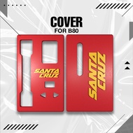 SANTA CRUZ RED YELLOW MOTIF 3D Backdoor Panel for (B80) (Front Back)