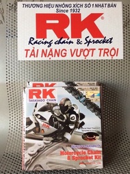 Yamaha Exciter 135 Đời 2011 - 2013 Bộ Nhông Sên Dĩa RK Size Zin 14T-38T-S428HSBT 114L