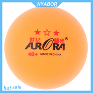 NYABOR 10Pcs Practice Ping-Pong Ball Table Tennis Ball In Competition Match Training