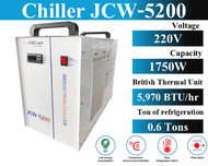 Chiller เครื่องทำน้ำเย็น Water Cooling เครื่องชิลเลอร์ CW5200 Chiller CW5200 CW5200