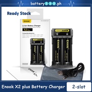 【COD】 Combination of Enook 18650/21700/26650 battery and Enook X2 Plus charger WUDQ