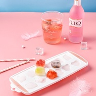 12Constellation Homemade Ice Cube Ice Box Silicone Ice Tray Refrigerator with Lid Ice Cube Mold Ice Storage Box Beverage