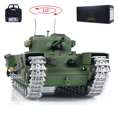 Tongde 1/16 Scale RC Battle Tank Model Churchill Mk.VII Electric Infantry Battle Fighting Vehicles w