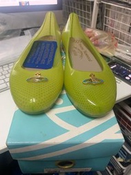 *清貨**盒殘* 巴西🇧🇷直送 Melissa Vivienne Westwood wanting 黃色膠鞋 巴西碼37 即歐洲碼39