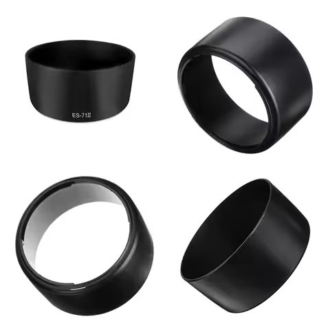 ES-71 II ES-71II Lens Hood For CANON EF 50mm f/1.4 USM Block Rain Wind Snow Camera Accessories Speci