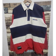 Ellesse Vintage Colourblock Long SleevePOLO Shirt Original (Size ML)