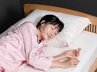 Romance Cedar Feather Pillow, 24.8 x 16.9 inches (63 x 43 cm), Filling Weight/1.9 lbs (0.45 kg), Bei