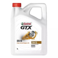3428152 Castrol GTX 20W50 Mineral Engine Oil (4 liter) For Petrol & Diesel Cars - Toyota Hilux,Prado