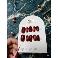 Short Square Hand Nails Size XS