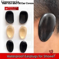 LIMERENCIA 2Pcs Hair Dying Ear Covers, Plastic Waterproof Ear Protector Cover Caps, Gifts Earmuffs B