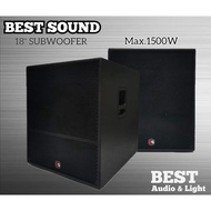 (SEBIJI )BS Best Sound S18 18" Subwoofer 1200W Passive Subwoofer Plywood Water Proof