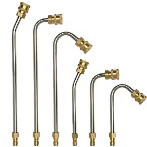 Wholesale of high-pressure car wash water gun elbows by manufacturers, 1/4 quick connect right angle