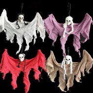 Halloween skull small Hanging Ghost Decoration supplies Ghost Festival horror atmosphere layout prop