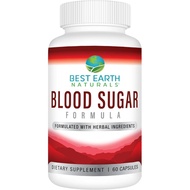 Best Earth Naturals Blood Sugar Formula with Cinnamon, Gymnema Sylvestre, Banaba, Guggul and More 60