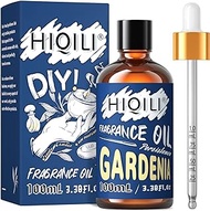 HIQILI Gardenia Essential Oil - Pure Scent Fragrance Oil for Diffuser, Candle, Perfume Making, Home &amp; Car, 3.38 Fl Oz