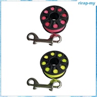 [RirapMY] High Visibility 100ft Line Finger Spool with Stainless Steel Clip Bolt Line Holder Reel fo