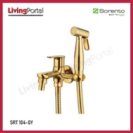 SORENTO Two Way Bib Tap c/w Hand Bidet & 1.2M Flexible Hose - SRT 104-GY