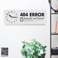 Wall clock - error 404 excus not found