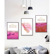 Print Laminate wood press FLOWER AND LEAF PAINTING - Model 16 (3 HCN 3x20x30, 3x30x40, 3x40x60). PRI