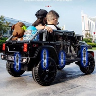 Kids Electric Ride-On Car 2-Seater 4 Wheels Remote Control Off-Road Toy Car Ride On for Kids Large S