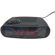 Hot Sales Alarm Clock Radio with AM/FM Digital LED Display with Snooze, Battery Backup Function