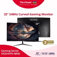 ViewSonic Gaming Monitor VX3219 PC MHD / 32” / 240Hz / Curved / 1ms (จอเกมมิ่ง,จอคอมเล่นเกมส์)