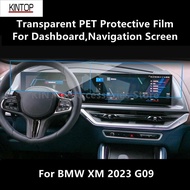 For BMW XM 2023 G09 Dashboard,Navigation Screen Transparent PET Protective Film Anti-scratch Film Ac