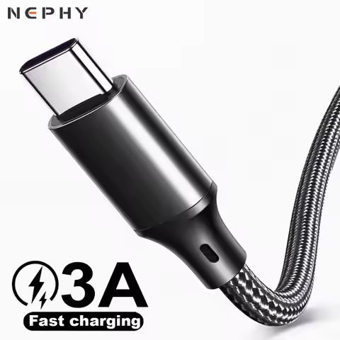 USB Cable Type C For Samsung Huawei Xiaomi mi Redmi LG Realme A51 USBC 2m 3m Phone Data Charger Cord