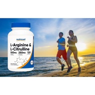 Nutricost L‑Arginine & L‑Citrulline 120 Capsules, 500mg L‑Arginine 250mg L‑Citrulline, Premium Amino