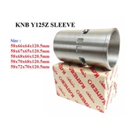 KNB Yamaha 125Z 125ZR Y125Z 58x66X64x120.5mm ~ 58x72x70x120.5mm Cylinder Liner Sleeve Sarung Tukir E