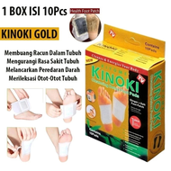 PREMIUM Koyo Kaki Kinoki GOLD Original Isi 10 Lembar Terapi Detox Koyo Plaster Herbal Kesehatan Obat