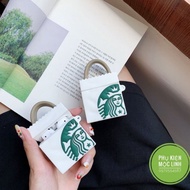️Free Hanger ️ Silicone airpod Case 1 2 Starbucks Bag - Wireless headphone Case i11 i12 i100