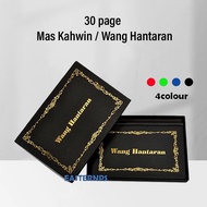 Album Wang Hantaran 30pcs Pocket Album/Money Album/Wedding Allbum/Mas kahwin / Paper Money Collection /Leather Note