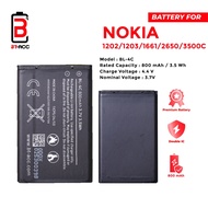 Nokia BL 4C ORI ACC BATTERY - NOKIA 1202 / 1203 / 1661 / 2650 / 3500C